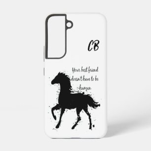 Coque Samsung Galaxy Meilleur ami n'a pas à être un cheval humain