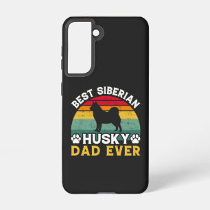 Coque Samsung Galaxy Meilleur Père Husky Sibérien Jamais, Hommage Fête 