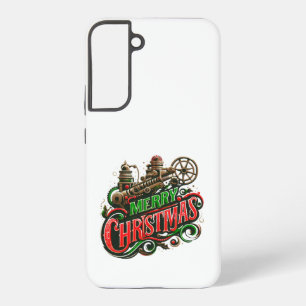 Coque Samsung Galaxy Merry Christmas steampunk