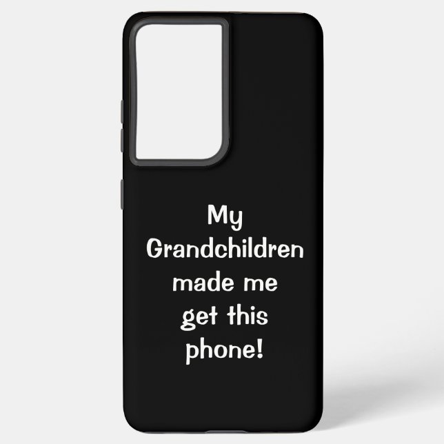 Coque Samsung Galaxy Mes petits-enfants m'ont fait.. Coque de téléphone (Verso)