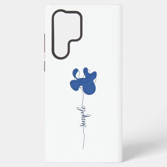 Coque Samsung Galaxy Minimalism Simple Flower (Verso)