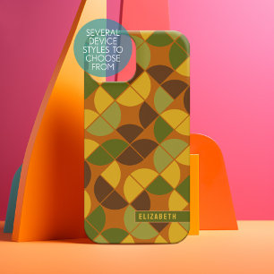 Coque Samsung Galaxy Modèle de cercles de mod MCM vert avocat récolte o