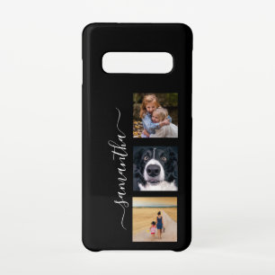 Coque Samsung Galaxy S10 Modèle de photo de nom manuscrit personnalisé