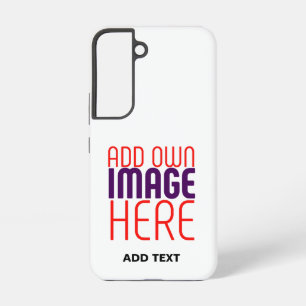 COQUE SAMSUNG GALAXY MODÈLE DE TEXTE D'IMAGE BLANCHE SIMPLE MODERNE