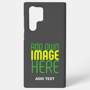 COQUE SAMSUNG GALAXY MODÈLE DE TEXTE D'IMAGE GRAY SIMPLE MODERNE