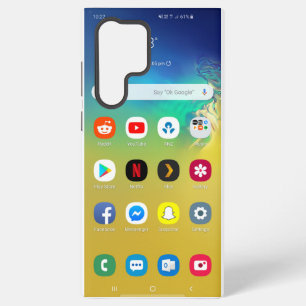 Coque Samsung Galaxy Modèle d'écran domestique Samsung S22 Ultra Coque