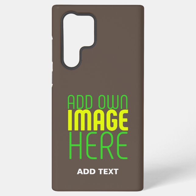 COQUE SAMSUNG GALAXY MODERNE ÉDITABLE SIMPLE CAFÉ IMAGE MODÈLE TEXTE (Verso)