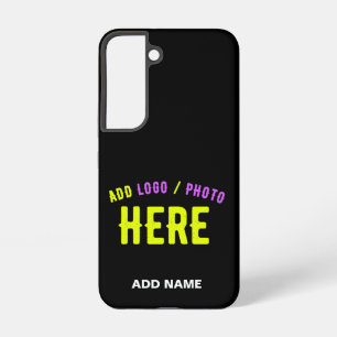 COQUE SAMSUNG GALAXY MODERNE ET MODERNE PERSONNALISABLE NOIR VÉRIFIÉ