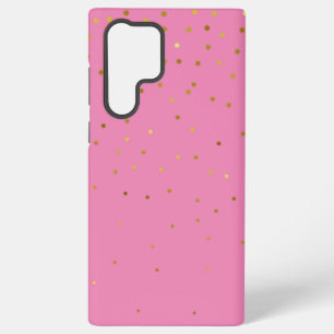 Coque Samsung Galaxy Moderne Pailleté Or Rose