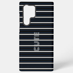 Coque Samsung Galaxy Moderne rayé mignon
