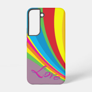 Coque Samsung Galaxy Mois de la fierté - Amour arc-en-ciel