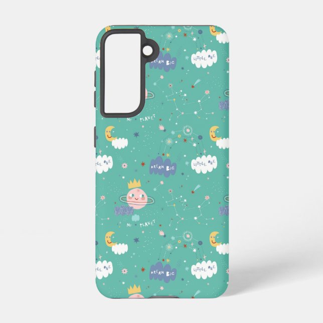 Coque Samsung Galaxy Mon rêve planétaire Gros petit Motif (Verso)