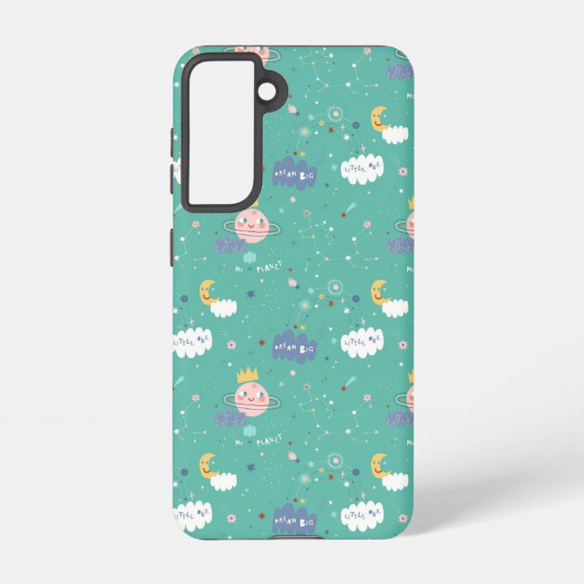 Coque Samsung Galaxy Mon rêve planétaire Gros petit Motif (Verso)