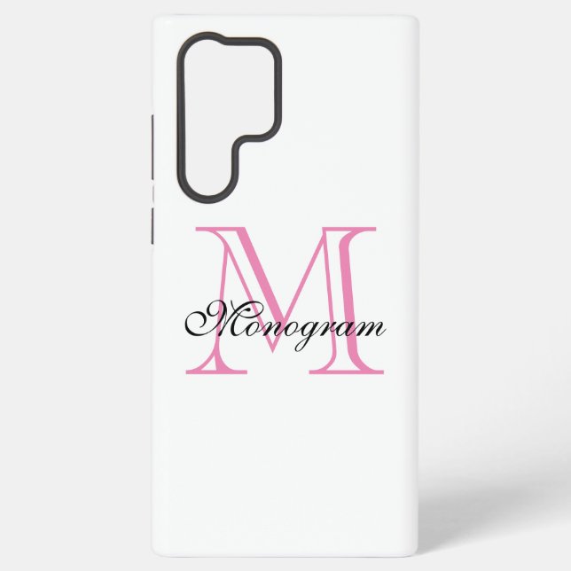Coque Samsung Galaxy Monogramme (Verso)