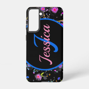 Coque Samsung Galaxy Monogramme floral élégant