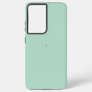 Coque Samsung Galaxy Monogramme rustique bleu Turquoise
