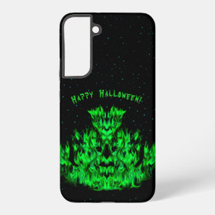 Coque Samsung Galaxy Monstre de flamme dans le ciel étoilé