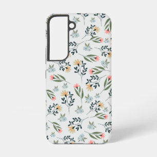 Coque Samsung Galaxy Motif botanique de fleurs sauvages modernes
