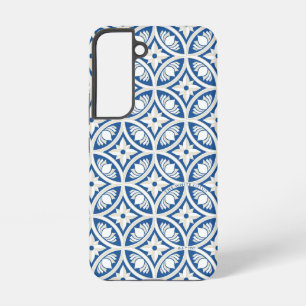 Coque Samsung Galaxy Motif Carrelage Lotus Côtier - Le Lotus Blanc