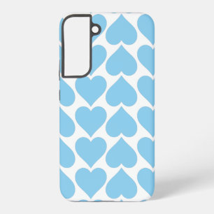 Coque Samsung Galaxy Motif Cœurs Bleus, Romantique, Amour