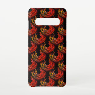 Coque Samsung Galaxy S10 Motif d'art abstrait élégant bohème moderne mignon