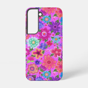 Coque Samsung Galaxy Motif de fleurs roses