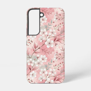 Coque Samsung Galaxy Motif de fleurs Sakura rose