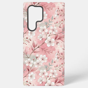 Coque Samsung Galaxy Motif de fleurs Sakura rose