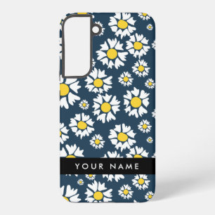 Coque Samsung Galaxy Motif de marguerite, marguerites blanches, Votre n