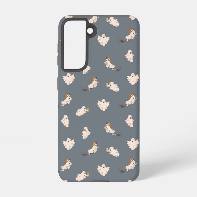 Coque Samsung Galaxy Motif d'Halloween des fantômes (Verso)