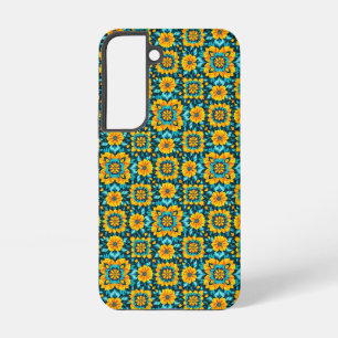 Coque Samsung Galaxy Motif floral bohème sans couture dans un style fol