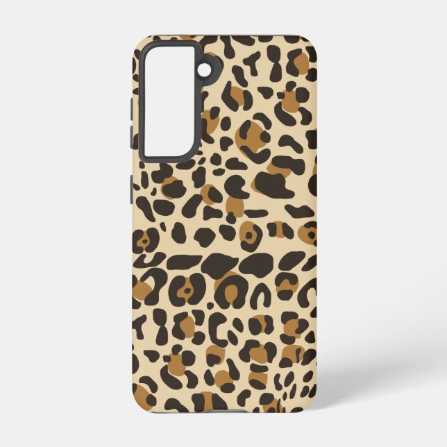 Coque Samsung Galaxy Motif Poster de animal Leopard Jaguar (Verso)