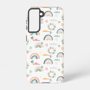 Coque Samsung Galaxy Motif Rainbows & Hearts