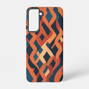 Coque Samsung Galaxy Motif rythmique inspiré du tissage de tapis