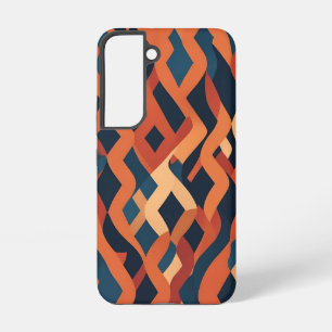 Coque Samsung Galaxy Motif rythmique inspiré du tissage de tapis
