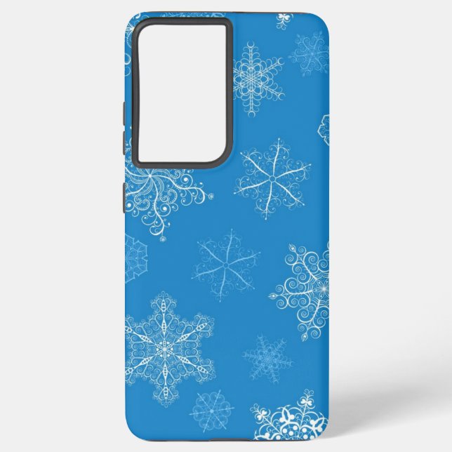 Coque Samsung Galaxy Motif Snowflake (Verso)