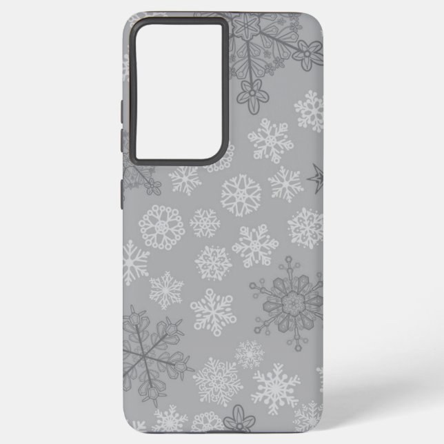 Coque Samsung Galaxy Motif Snowflake (Verso)