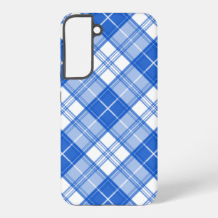 Coque Samsung Galaxy Motif Tartan Brun Blanc yxm0uat9