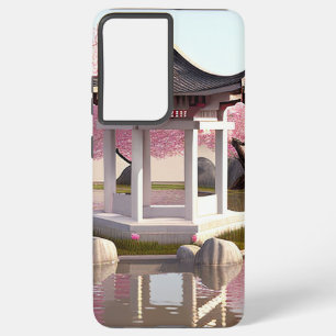 Coque Samsung Galaxy Nature Beauté Sakura Cherry Blossom Vue jardin