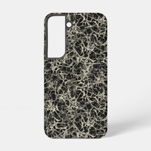 Coque Samsung Galaxy Neurons de réseautage sur Noir - motif continu.