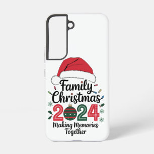 Coque Samsung Galaxy Noël de famille 2024 Rassembler les souvenirs