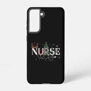 Coque Samsung Galaxy Noël Père Noël Préférée Infirmière Noël Cadeaux Fê