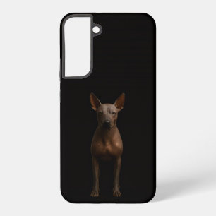 Coque Samsung Galaxy Noir 4 Luxe Galaxy S22 Plus, Chien Pila Argentin