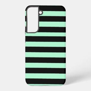 Coque Samsung Galaxy Noir et vert menthe
