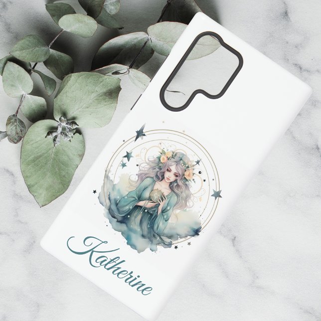 Coque Samsung Galaxy Nom de sorcière céleste Boho (Créateur téléchargé)
