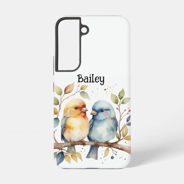 Coque Samsung Galaxy Nom personnalisé Loisirs Faune Nature Art animal (Verso)