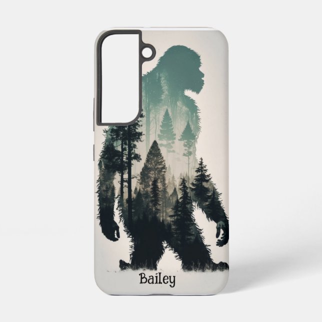 Coque Samsung Galaxy Nom personnalisé Sasquatch Big Foot Légende (Verso)