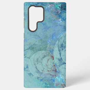 Coque Samsung Galaxy Opale bleue Abstrait