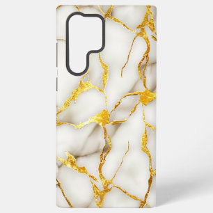 Coque Samsung Galaxy Or blanc japonais Kintsugi
