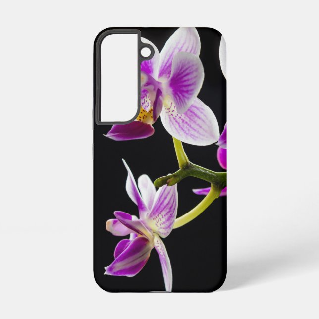 Coque Samsung Galaxy Orchidée blanche et violette (Verso)